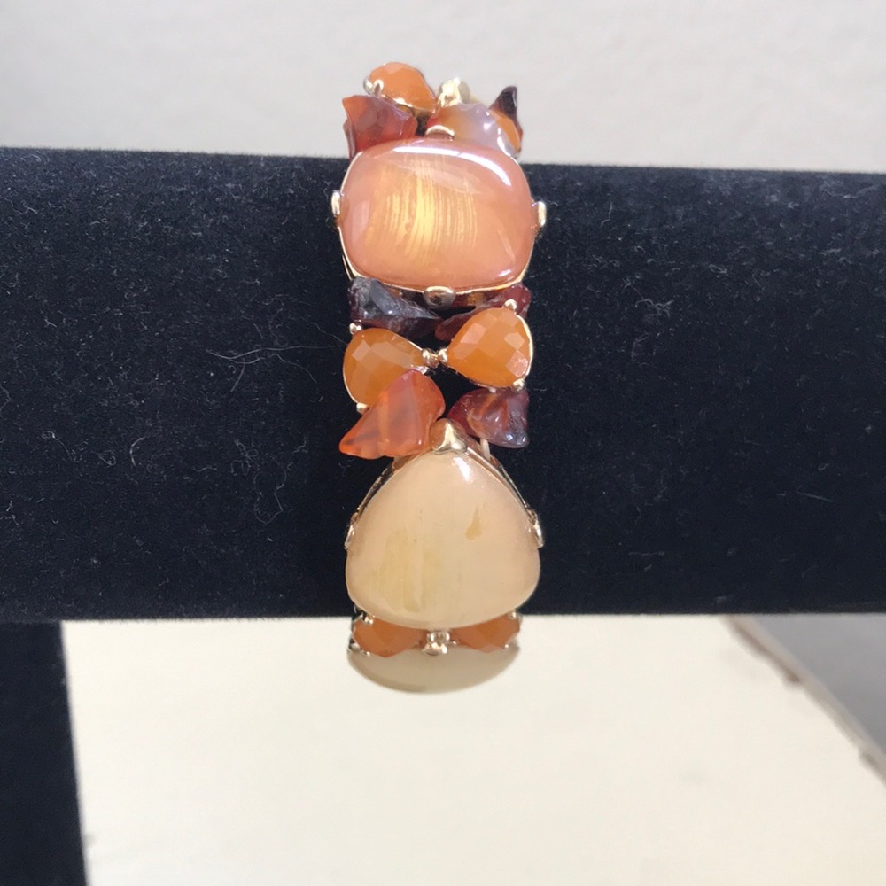Gold,Orange, Brown And Yellow Bracelet